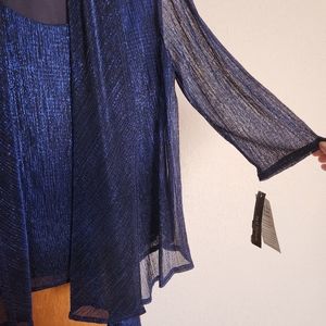 NWT 2pc Blue Shimmer Set